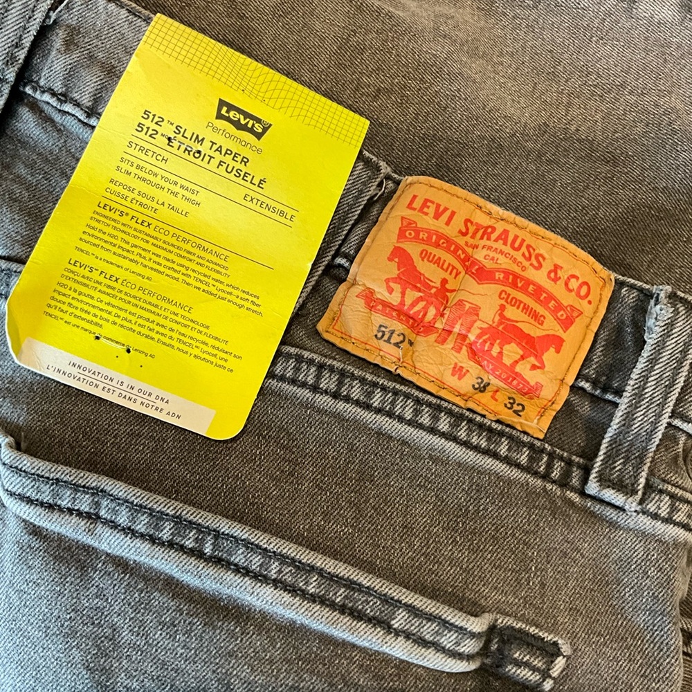 Levi’s 512 Slim taper Gray Jeans - Picture 3 of 4